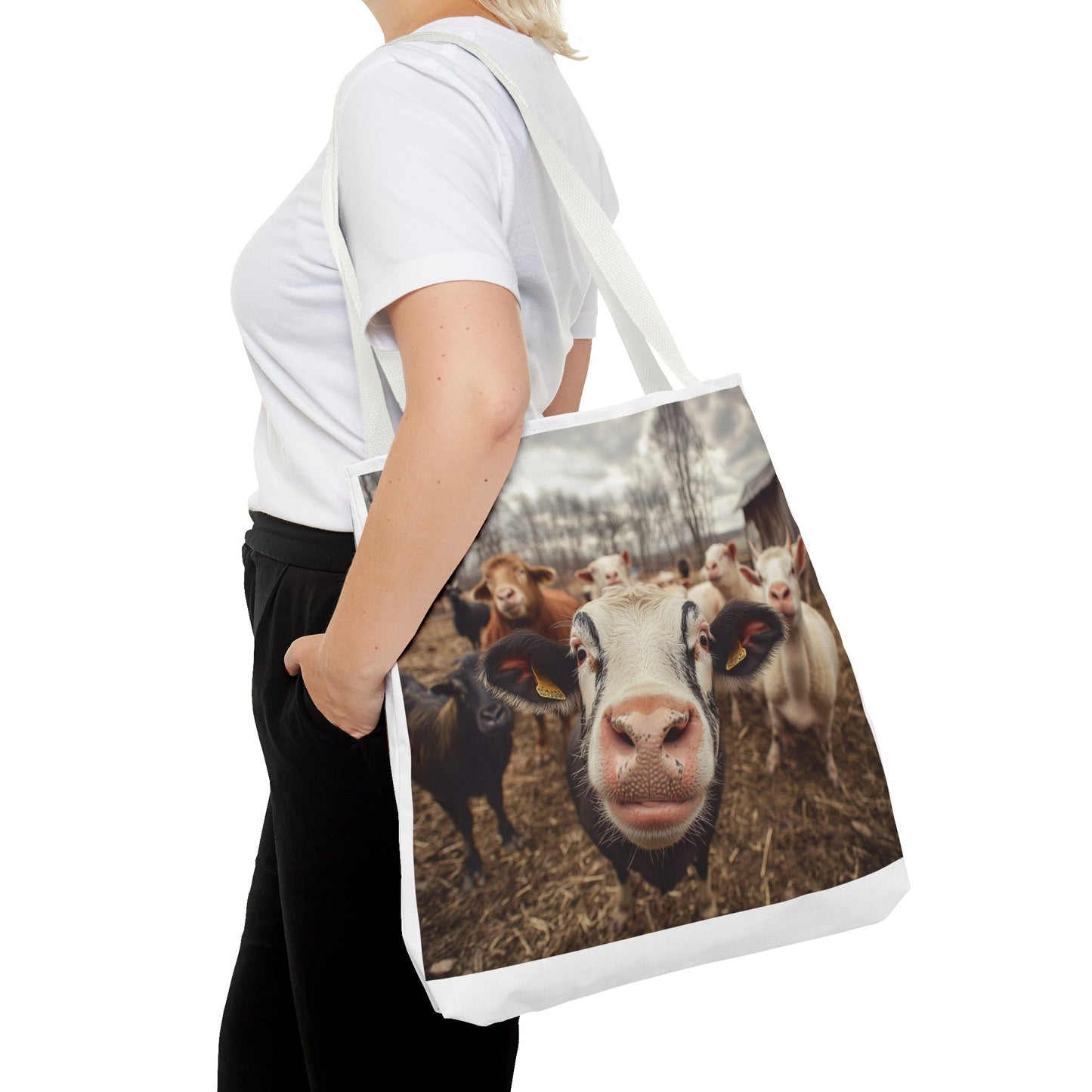 Cow Selfie - Tote Bag