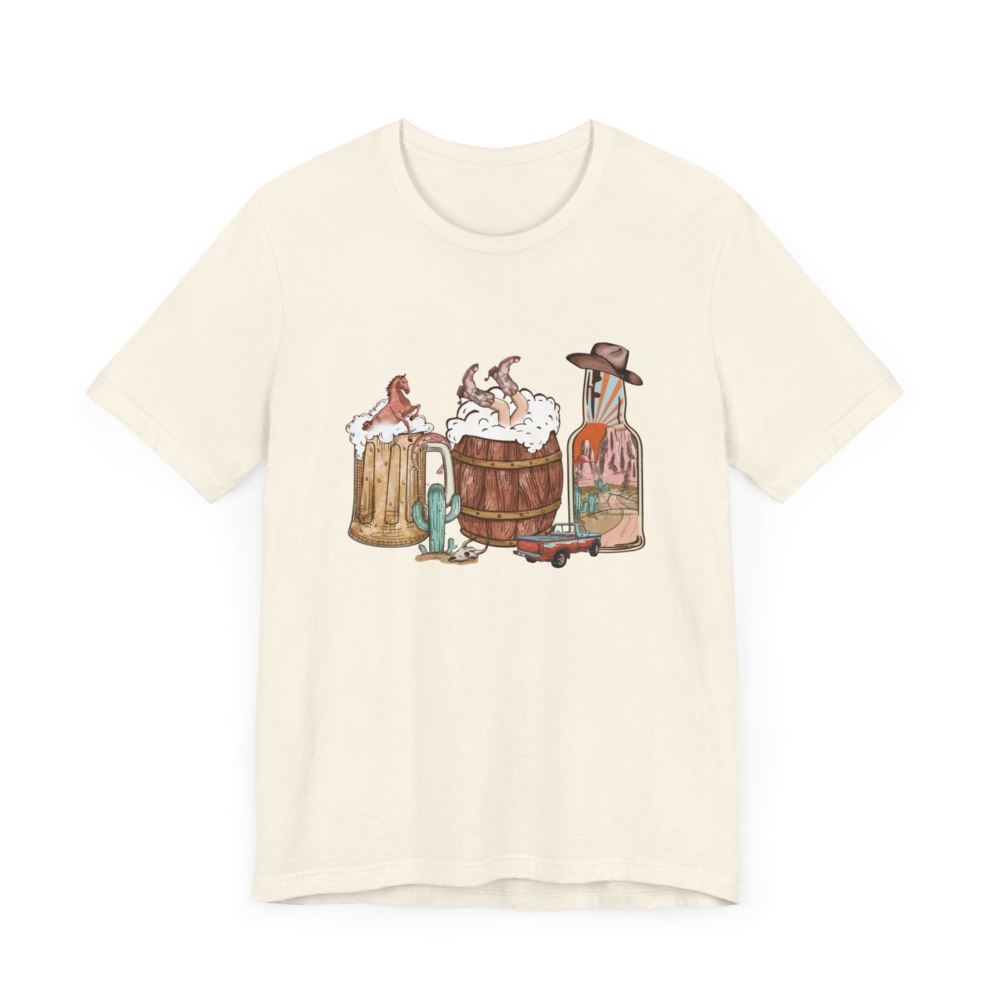 Boho Western Unisex Jersey Short Sleeve Tee