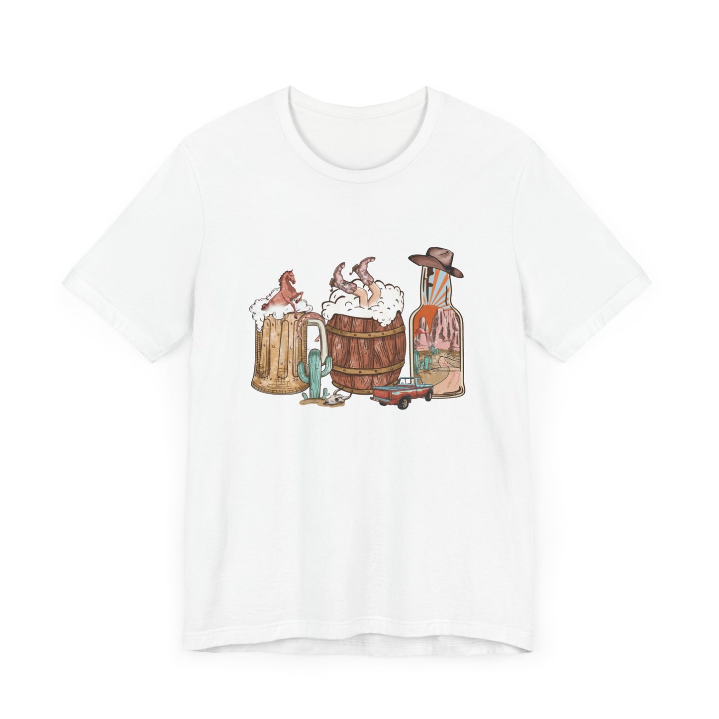 Boho Western Unisex Jersey Short Sleeve Tee