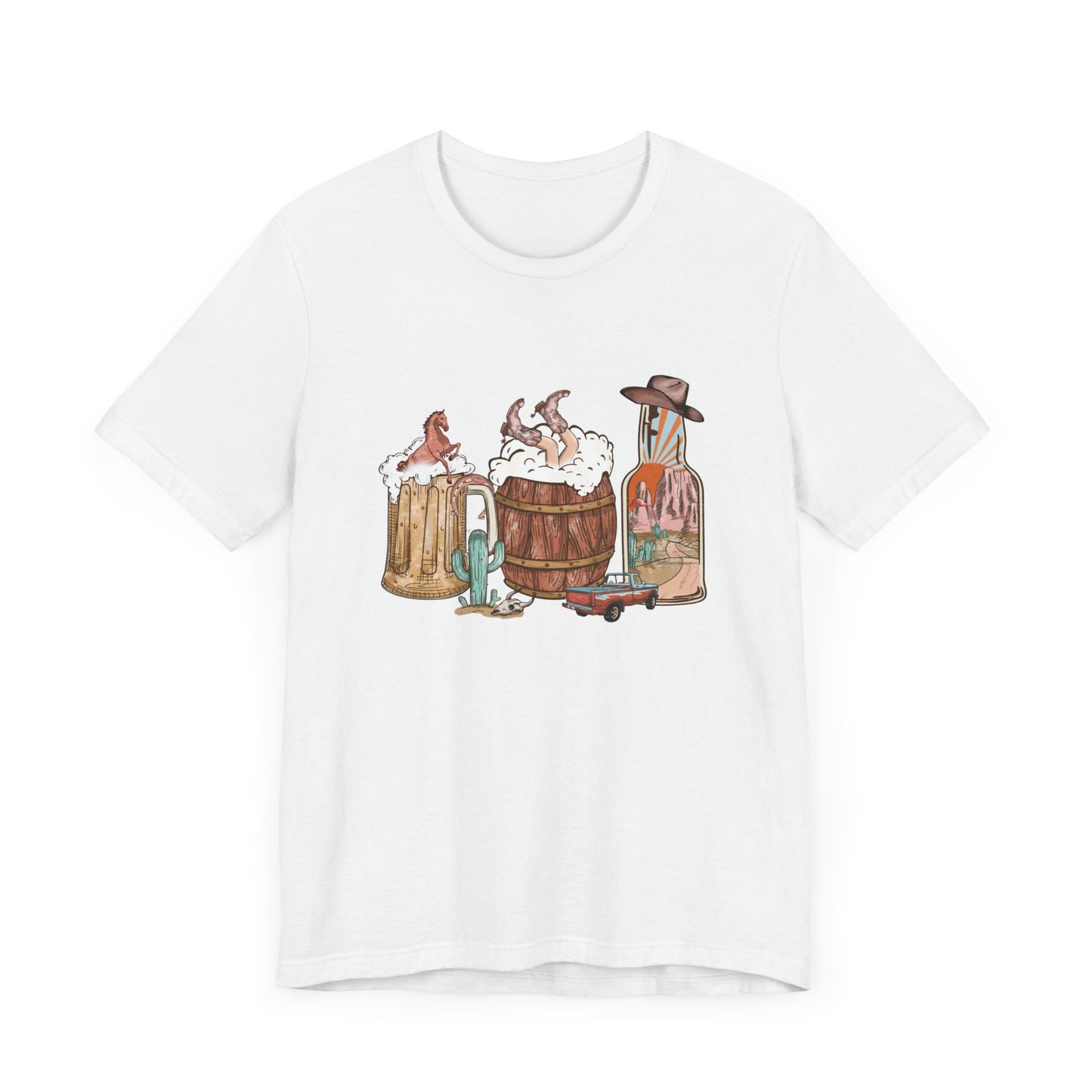 Boho Western Unisex Jersey Short Sleeve Tee