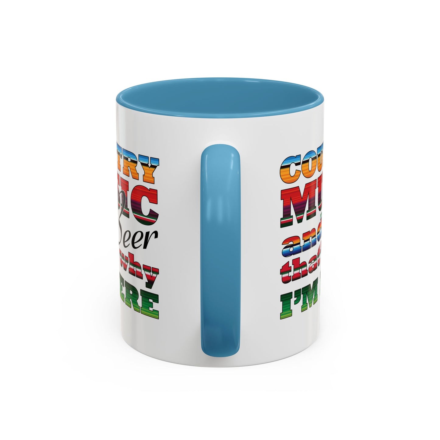 Country Music & Beer Accent Coffee Mug