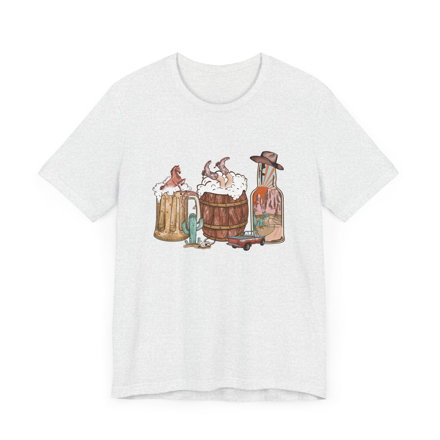Boho Western Unisex Jersey Short Sleeve Tee