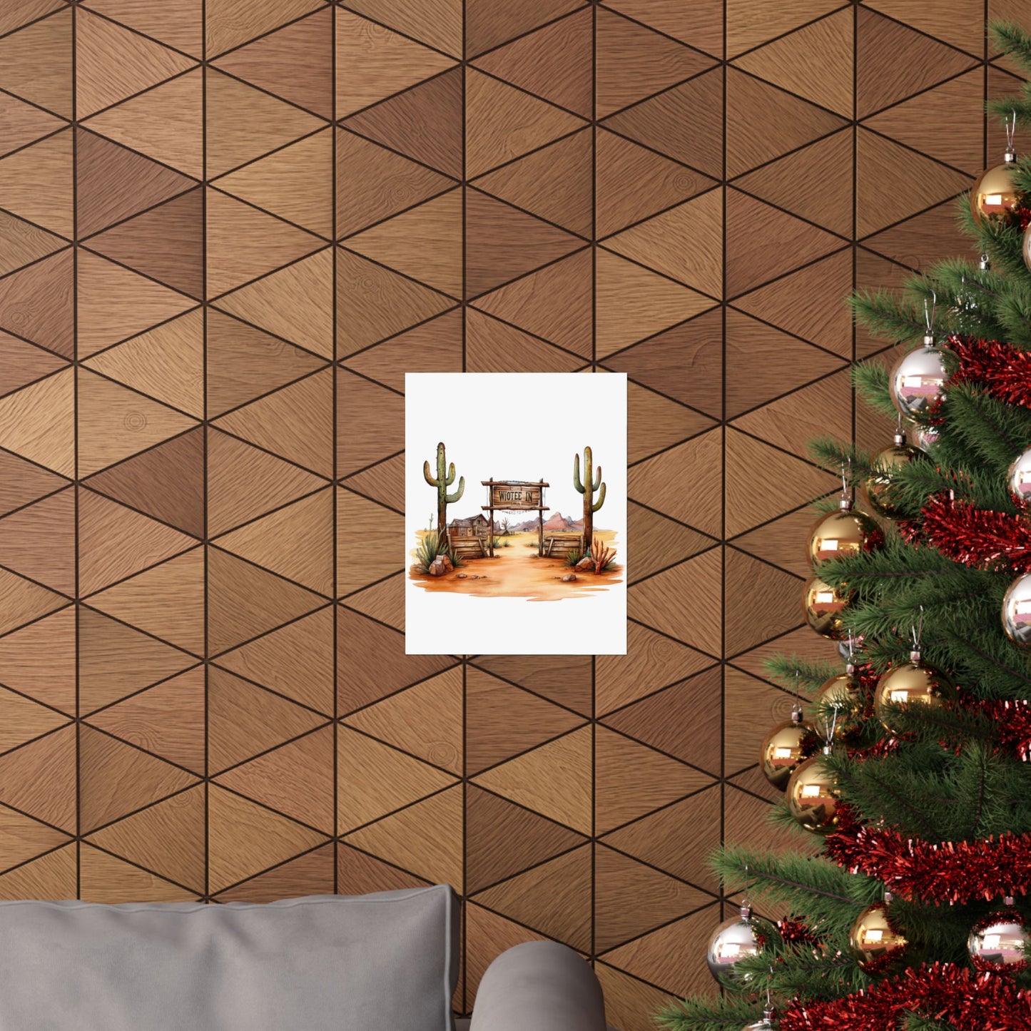 Western Matte Vertical Posters