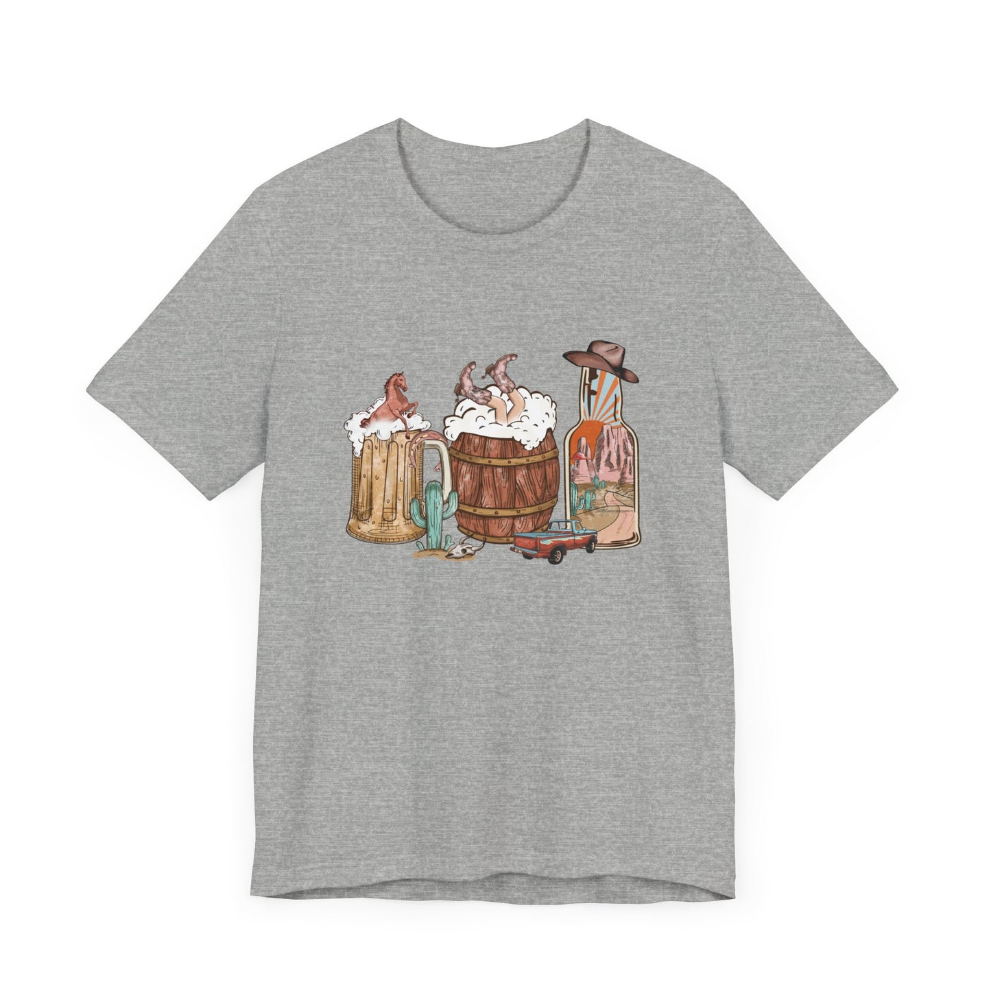 Boho Western Unisex Jersey Short Sleeve Tee