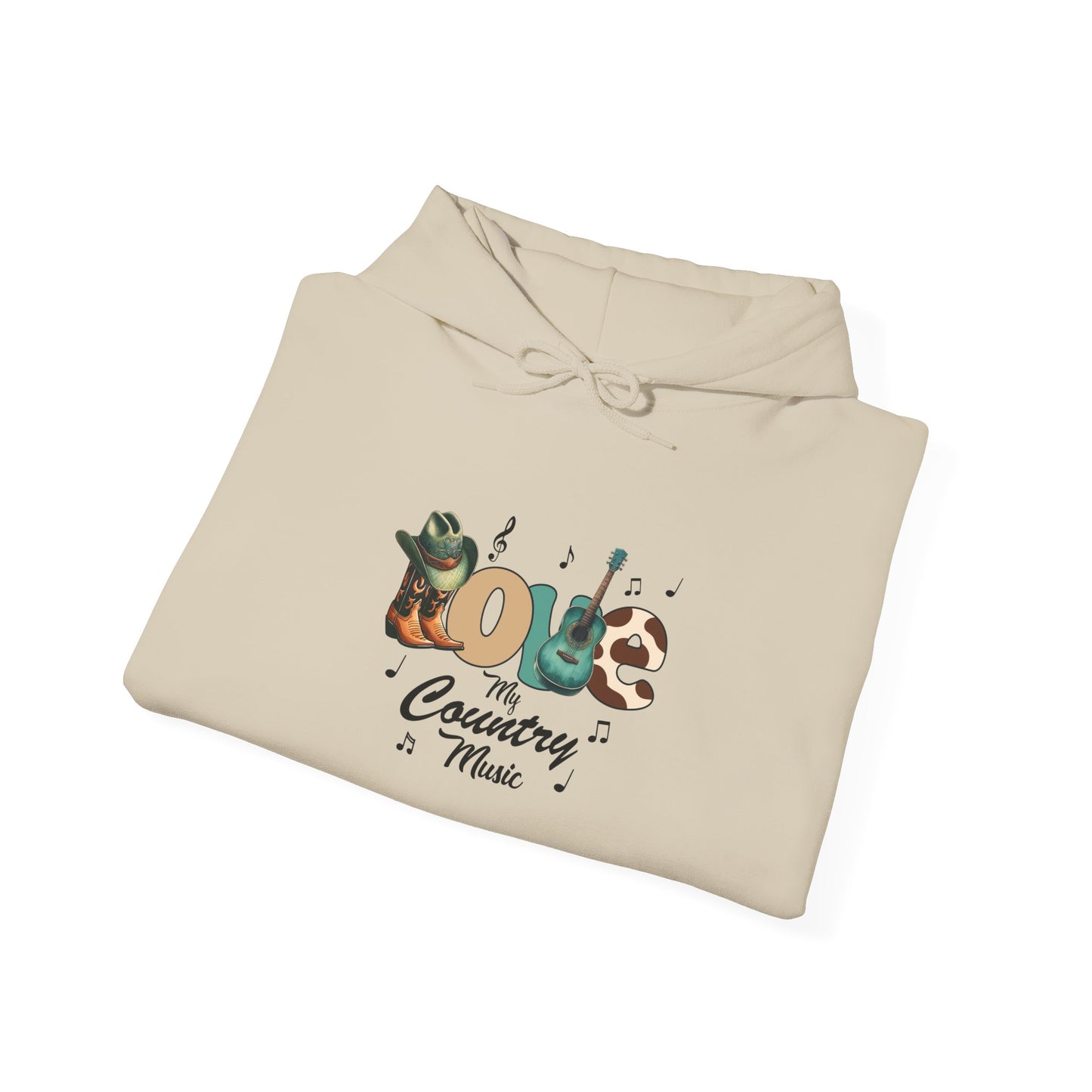 Country Music Lover Unisex Hooded Sweatshirt