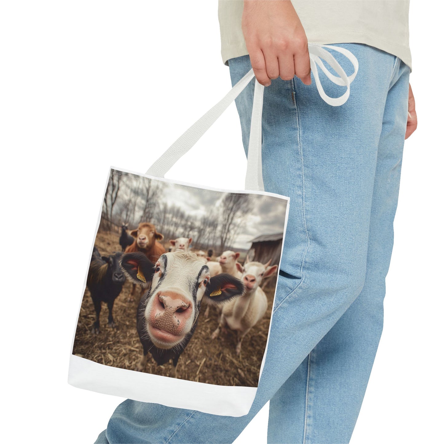 Cow Selfie - Tote Bag