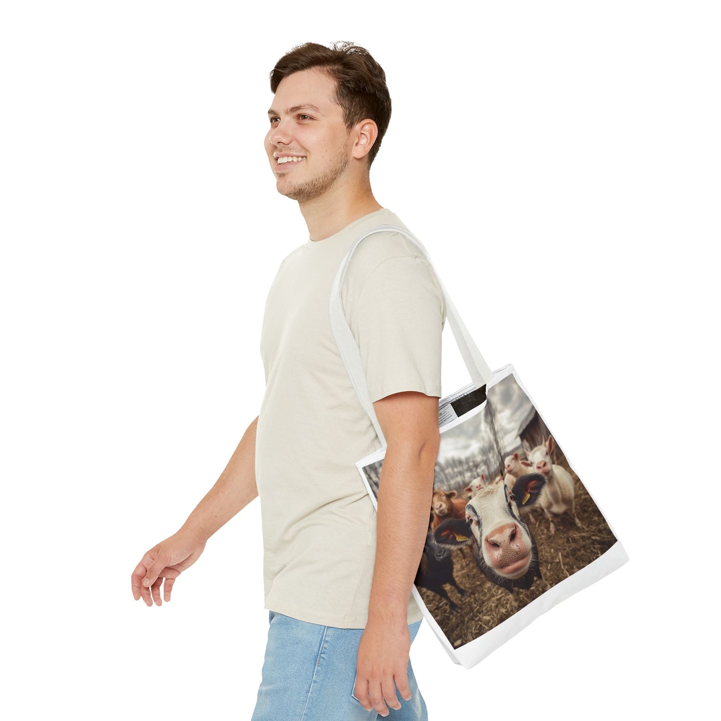 Cow Selfie - Tote Bag