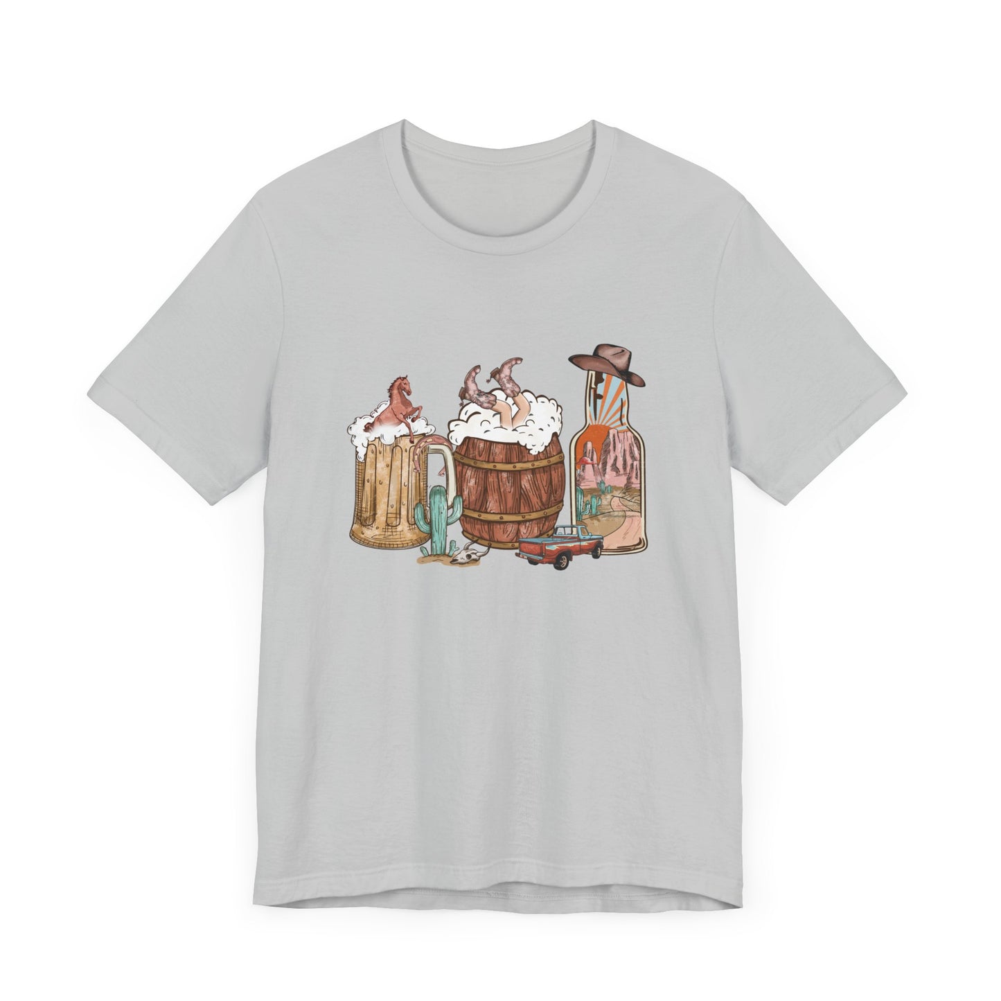 Boho Western Unisex Jersey Short Sleeve Tee