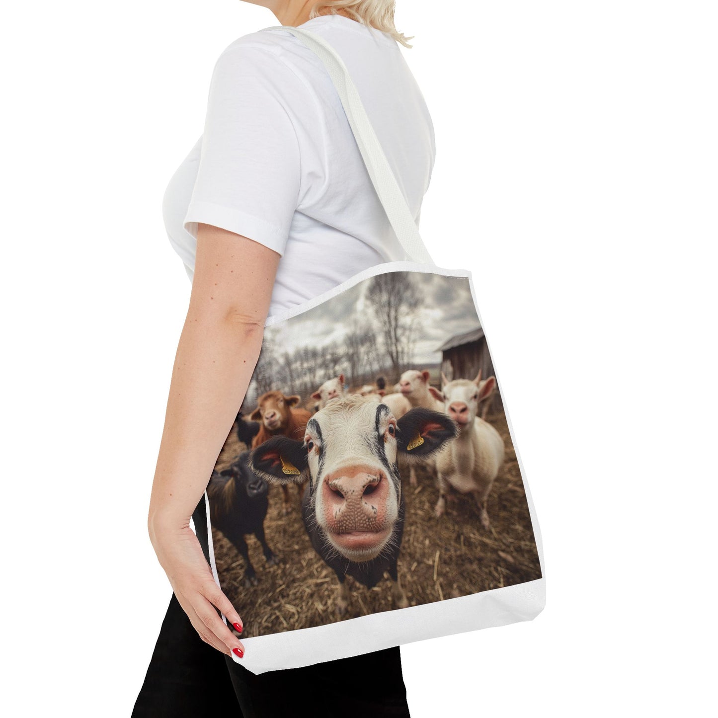 Cow Selfie - Tote Bag