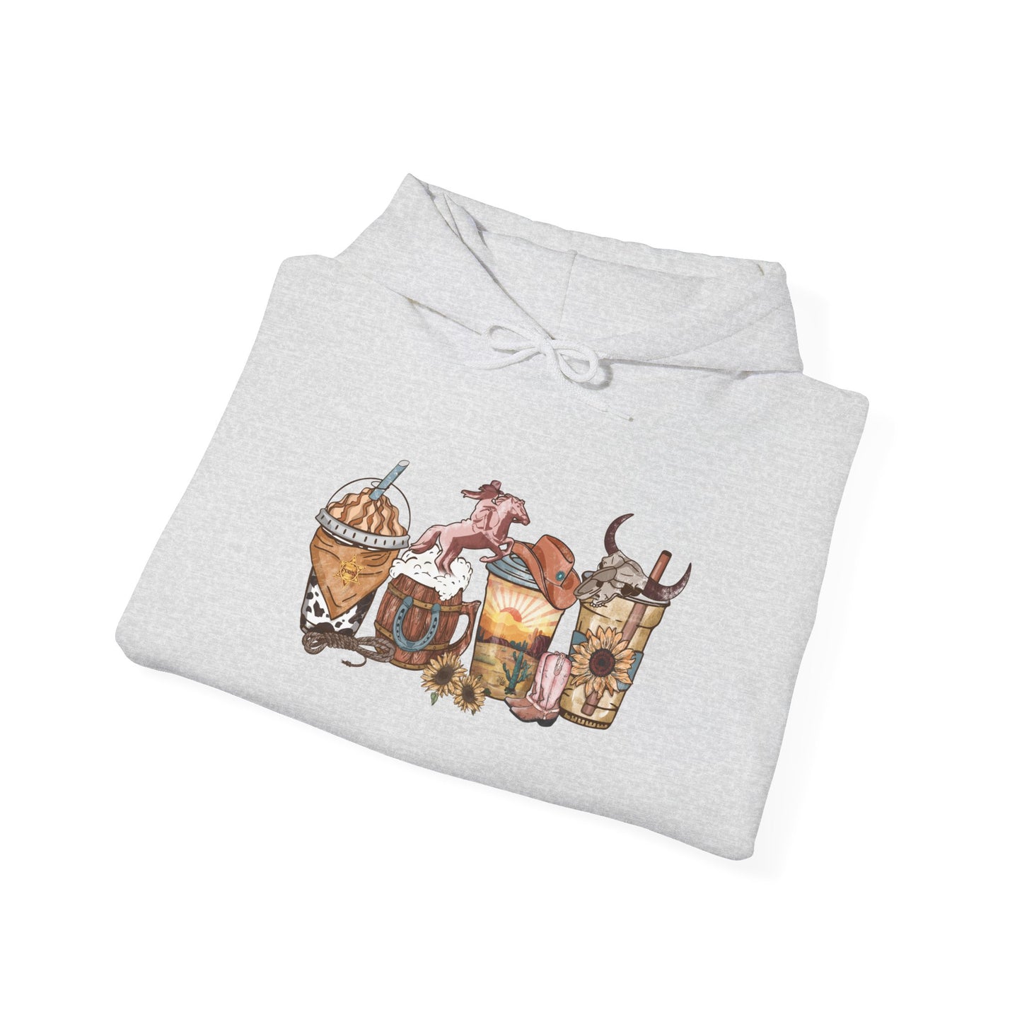 Boho Western Unisex Hooded Sweatshirt